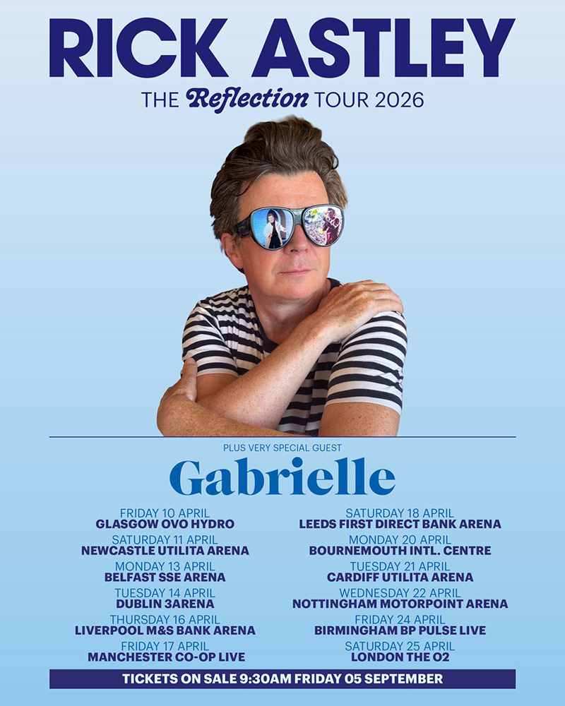 Rick Astley Reflection Arena Tour