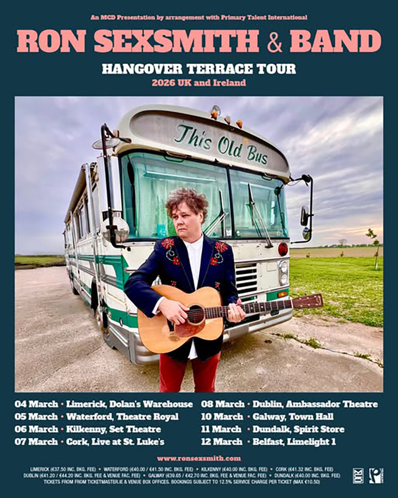 Ron Sexsmith Hangover Terrace 2026 World Tour