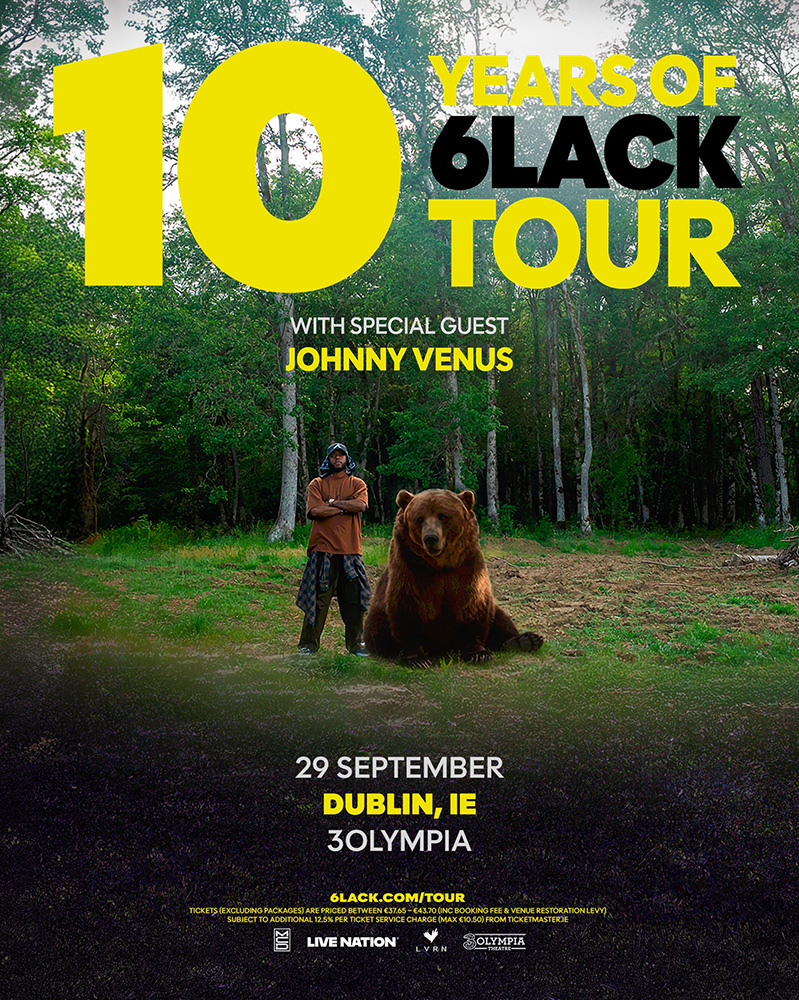 6lack 3Olympia Theatre Dublin