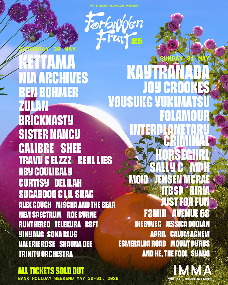 Forbidden Fruit 2026 Is Sold Out