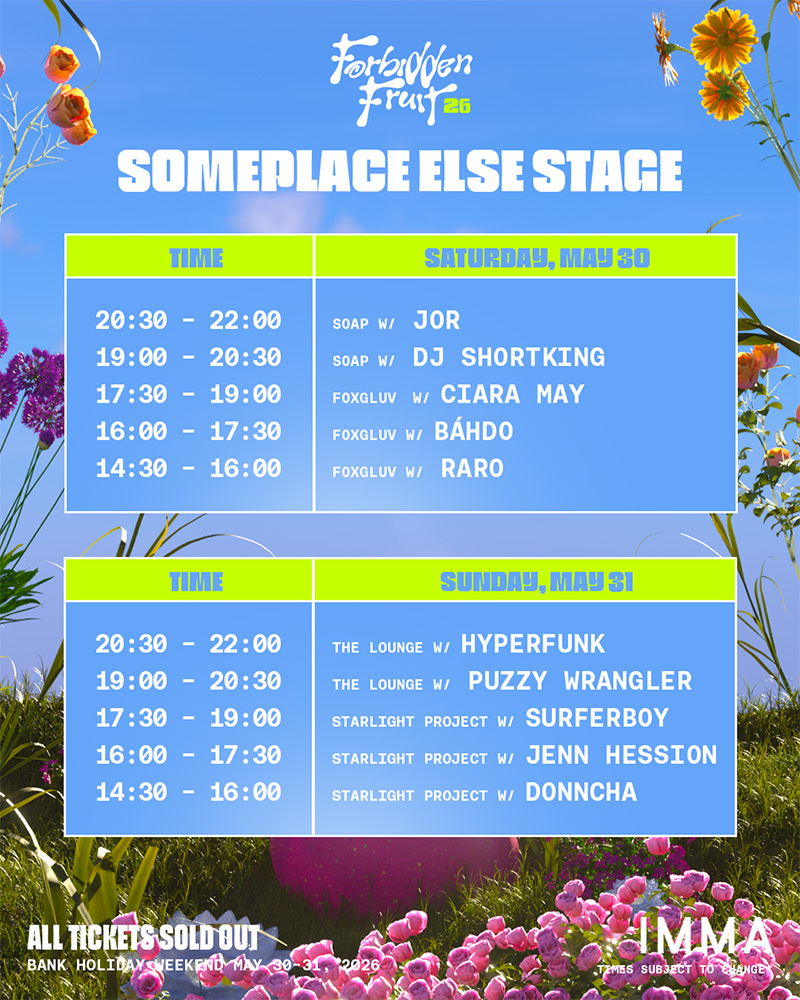Forbidden Fruit Someplace Else Stage