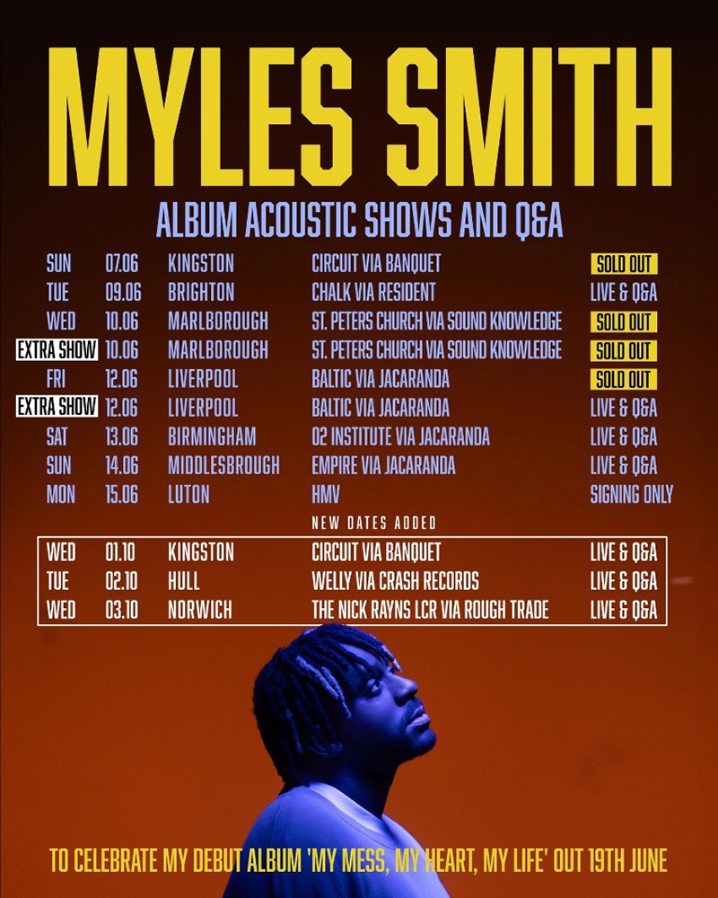 MYLES SMITH MY MESS, MY HEART, MY LIFE