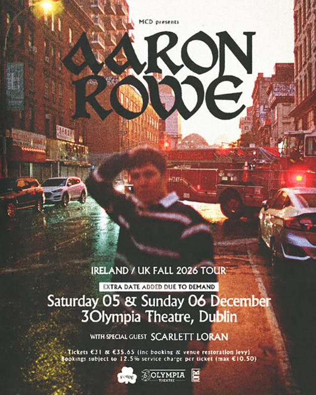Aaron Rowe 3Olympia Theatre, Dublin