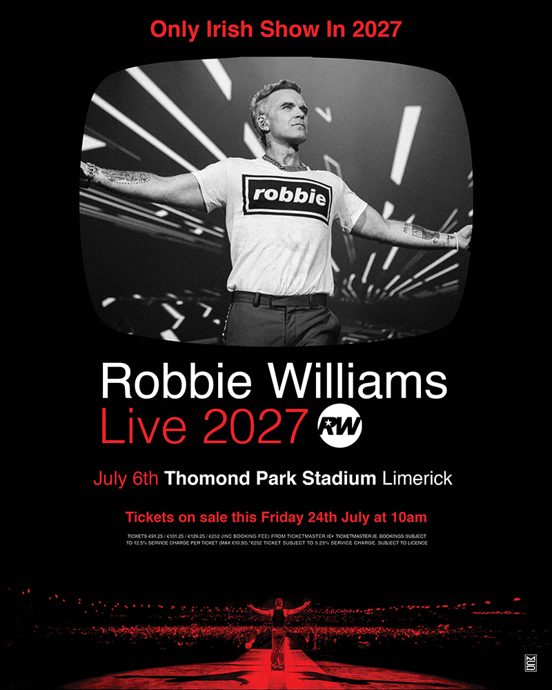 Robbie Williams Thomond Park Limerick