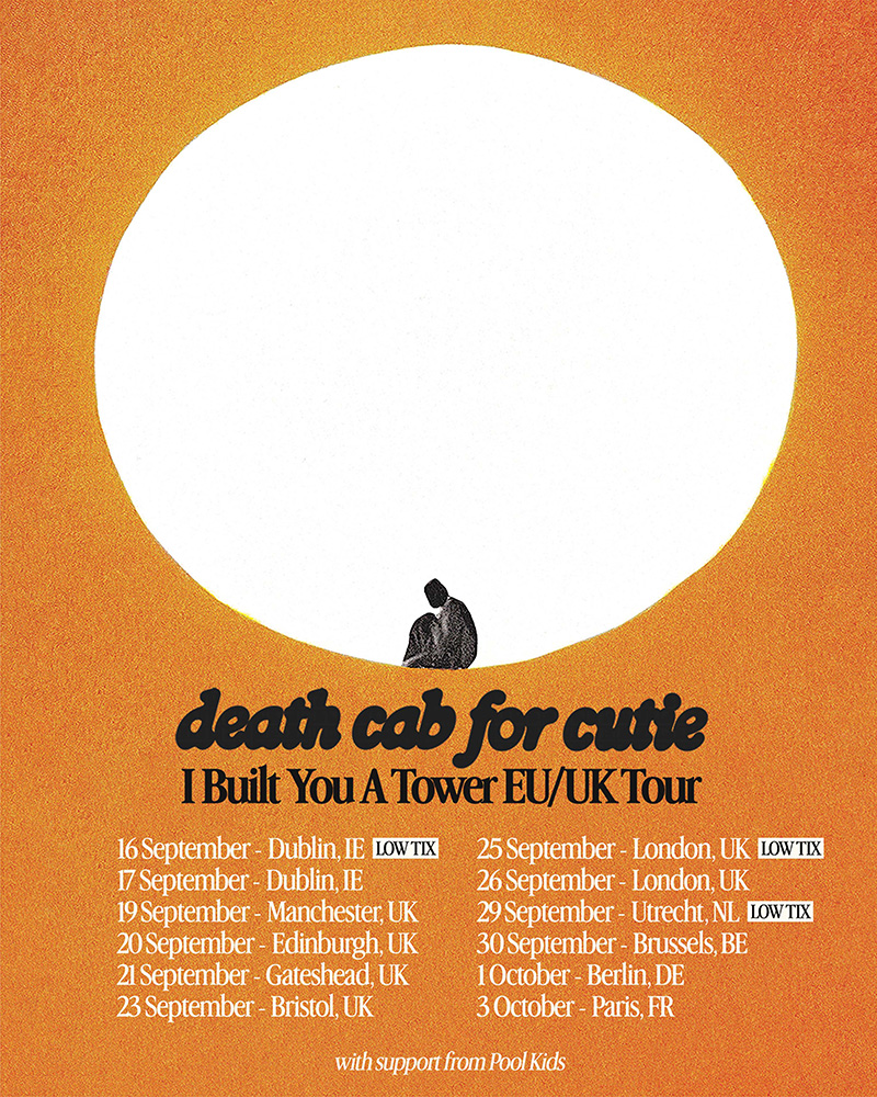 DEATH CAB FOR CUTIE - NPR Tiny Desk Concert + Approaching UK Tour