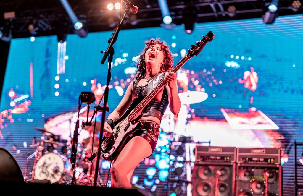 Amyl and the Sniffers Bass Player