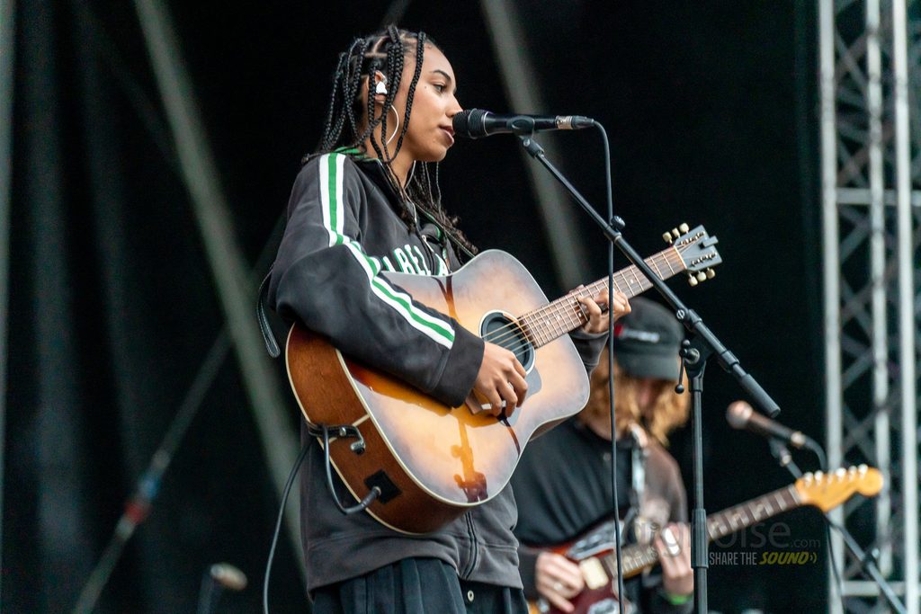 Amie Blu performing on stage at Collins Barracks Dublin