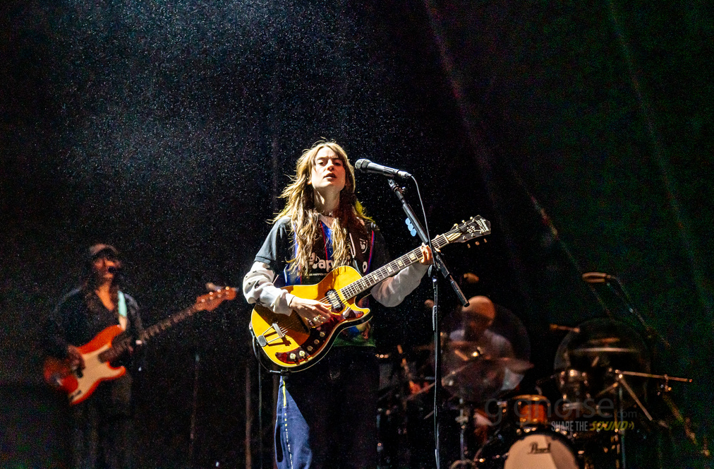 Faye Webster performing with guitar at Wider Than Pictures Dublin