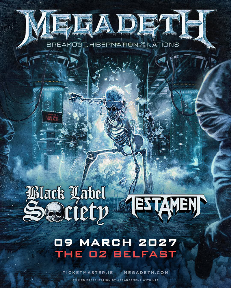 Megadeth Announce Belfast Arena Show