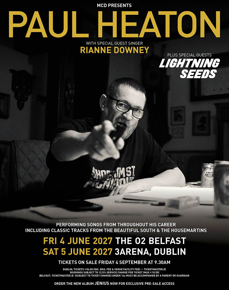 Paul Heaton 3Arena, Dublin