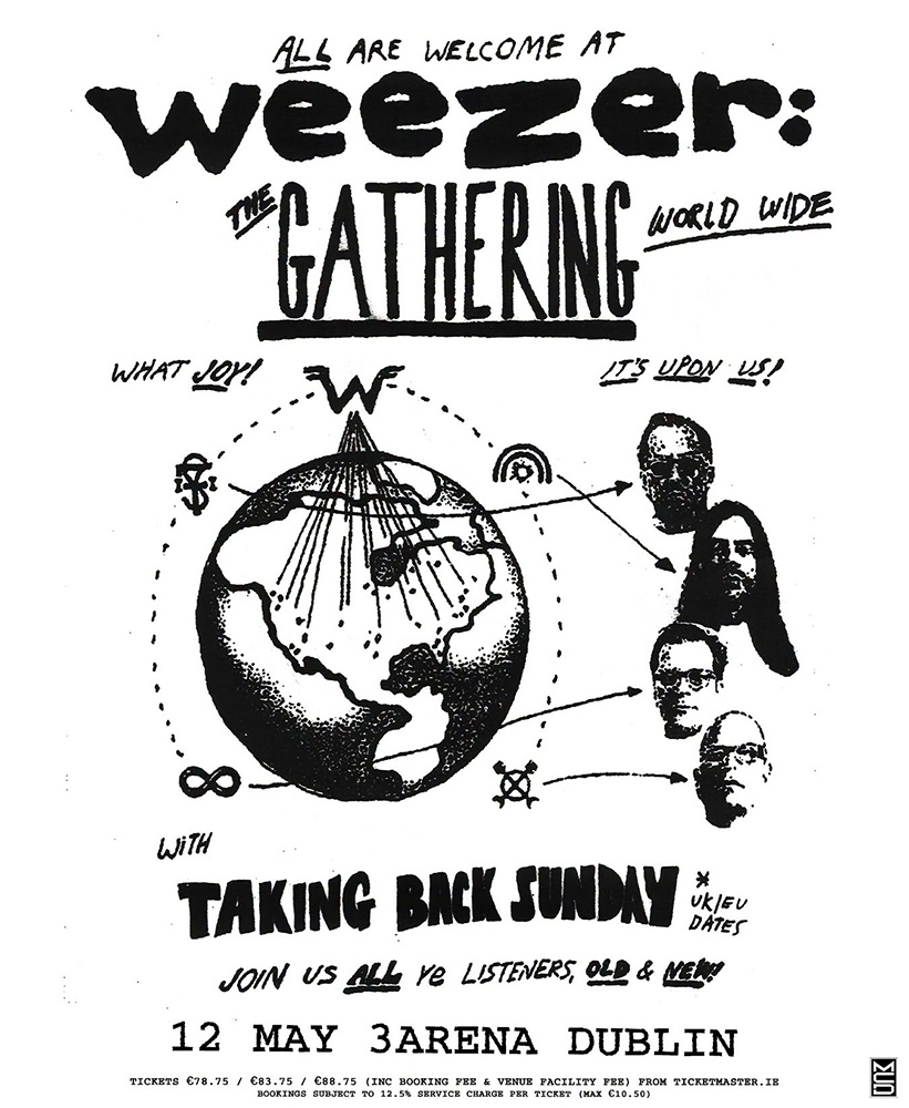 Weezer: The Gathering tour is coming to Dublin's 3Arena