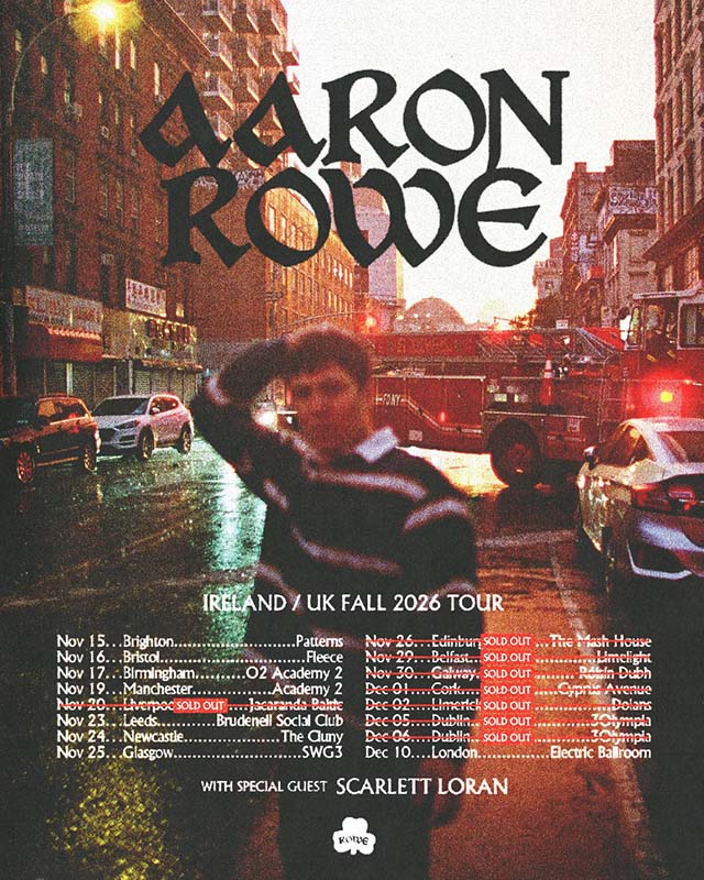 AARON ROWE TOUR DATES