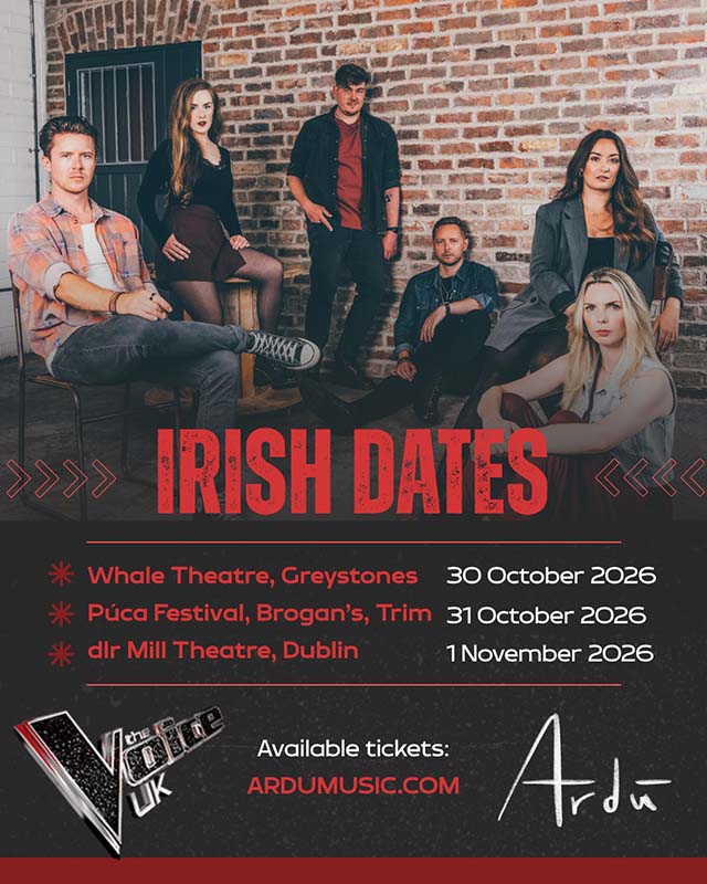 Ardú Irish Tour Dates