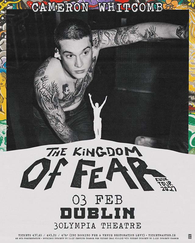 Cameron Whitcomb To Headline 3Olympia Dublin