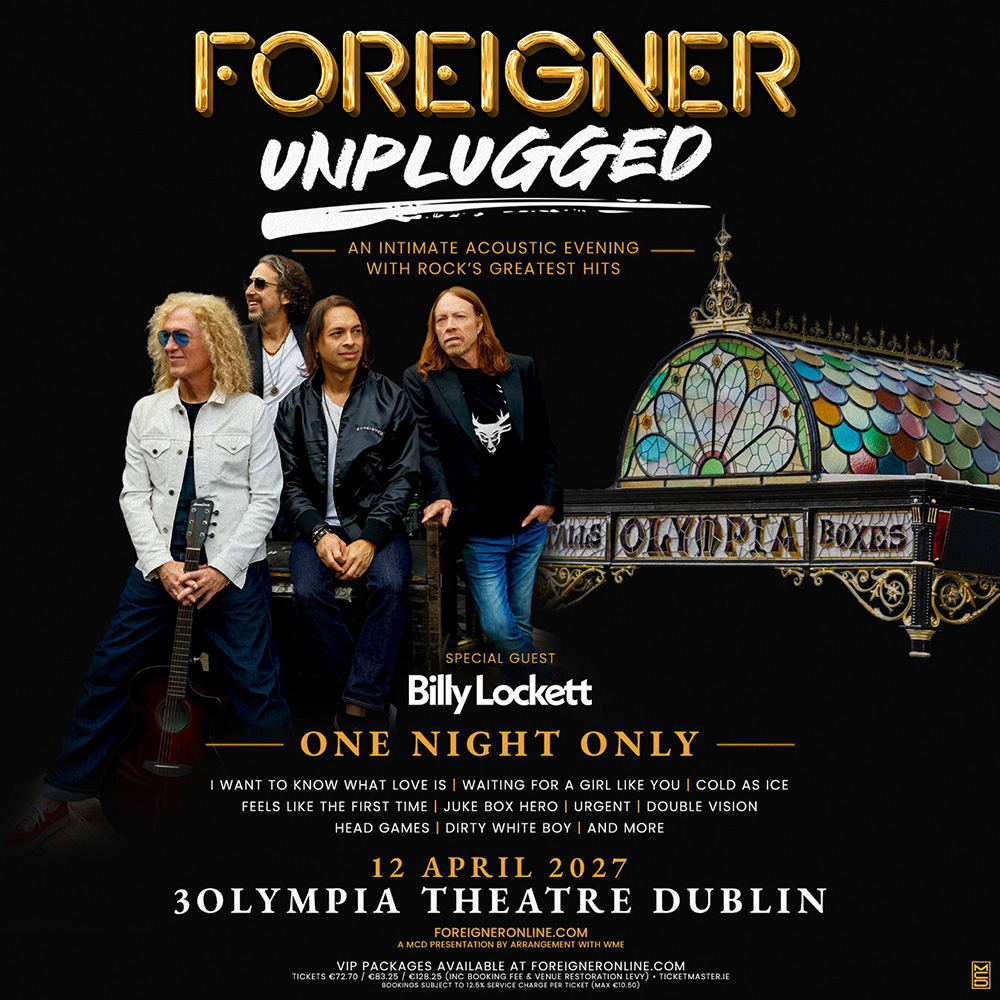 Foreigner Announce Intimate 3Olympia Dublin Show
