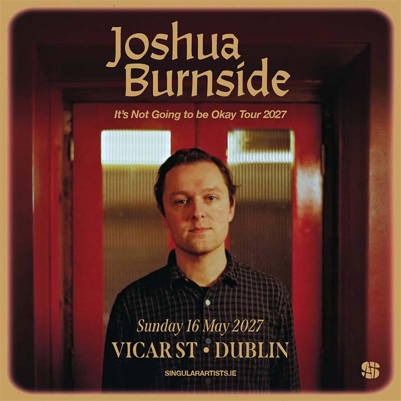 Joshua Burnside Vicar Street Dublin