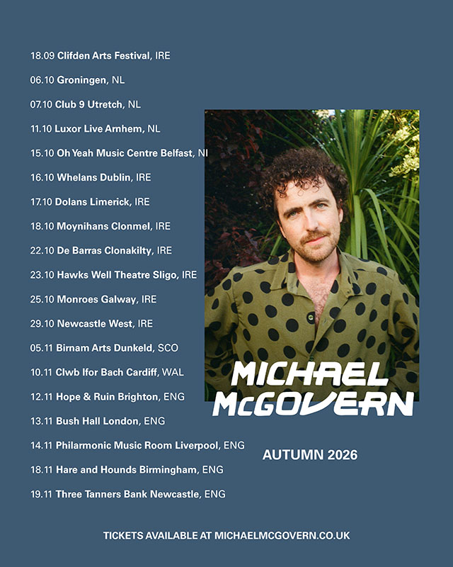 Michael McGovern Irish & UK Headline Tour