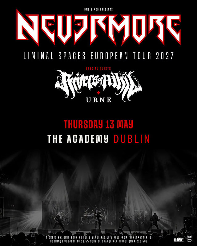 Nevermore Bring ‘Liminal Spaces’ Tour To Dublin