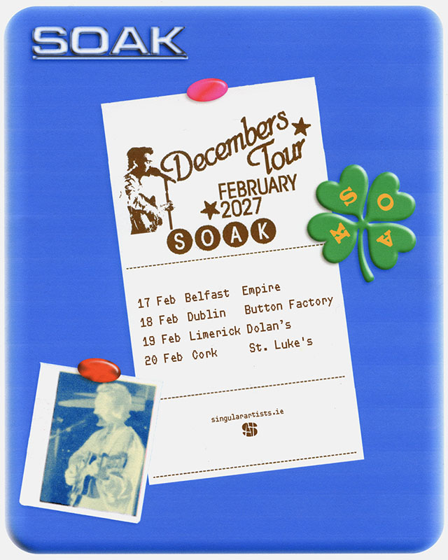 SOAK Announces Irish Tour