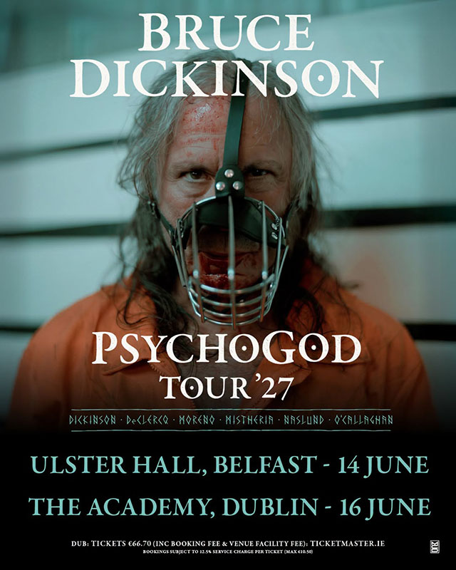 Bruce Dickinson ‘The Psychogod’ Tour Dublin
