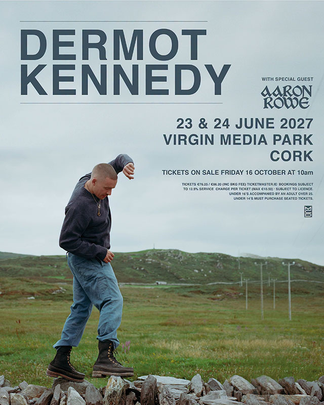 Dermot Kennedy To Play Huge Cork And Belfast Shows