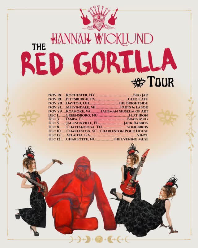 Hannah Wicklund Red Gorilla Tour
