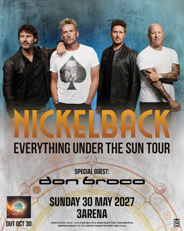 Nickelback 3Arena Dublin