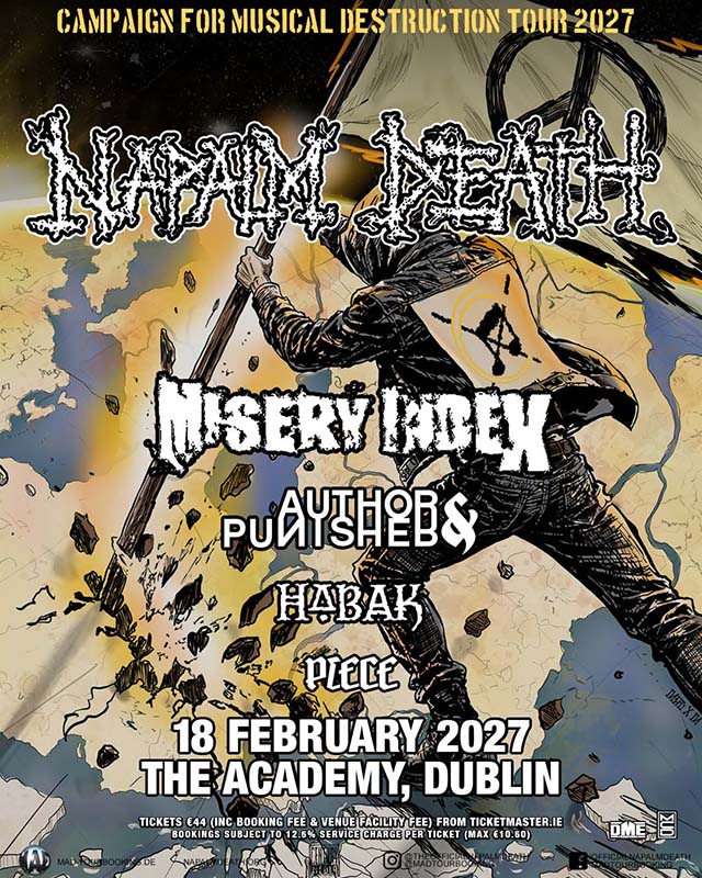Napalm Death Dublin Academy