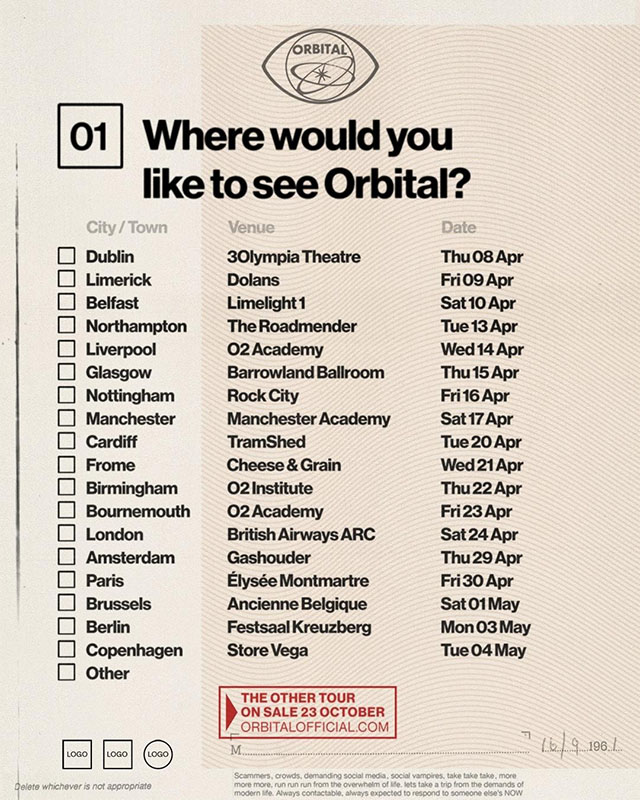 ORBITAL 2Olympia Theatre Dublin